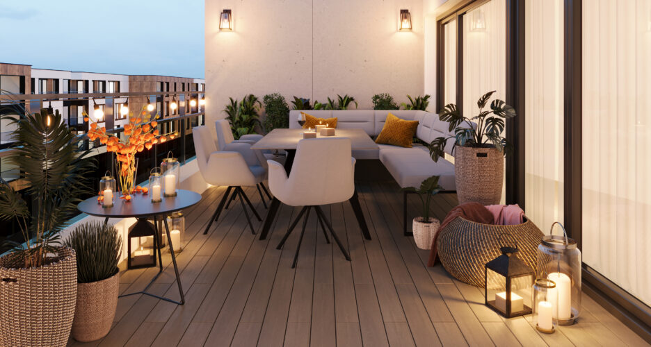 Weterfeste Terrassenmöbel im Wunschmaß – Outdoor Lounge für die Terrasse