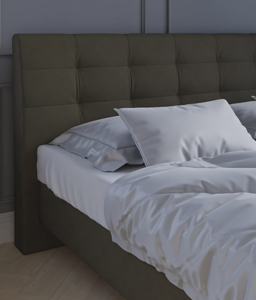 Leder Helios –  Bett Detail L-EvitaOlive.jpg