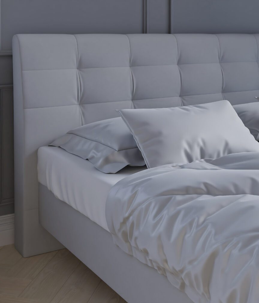 Leder Selene –  Bett Detail L-PunchLightGrey.jpg