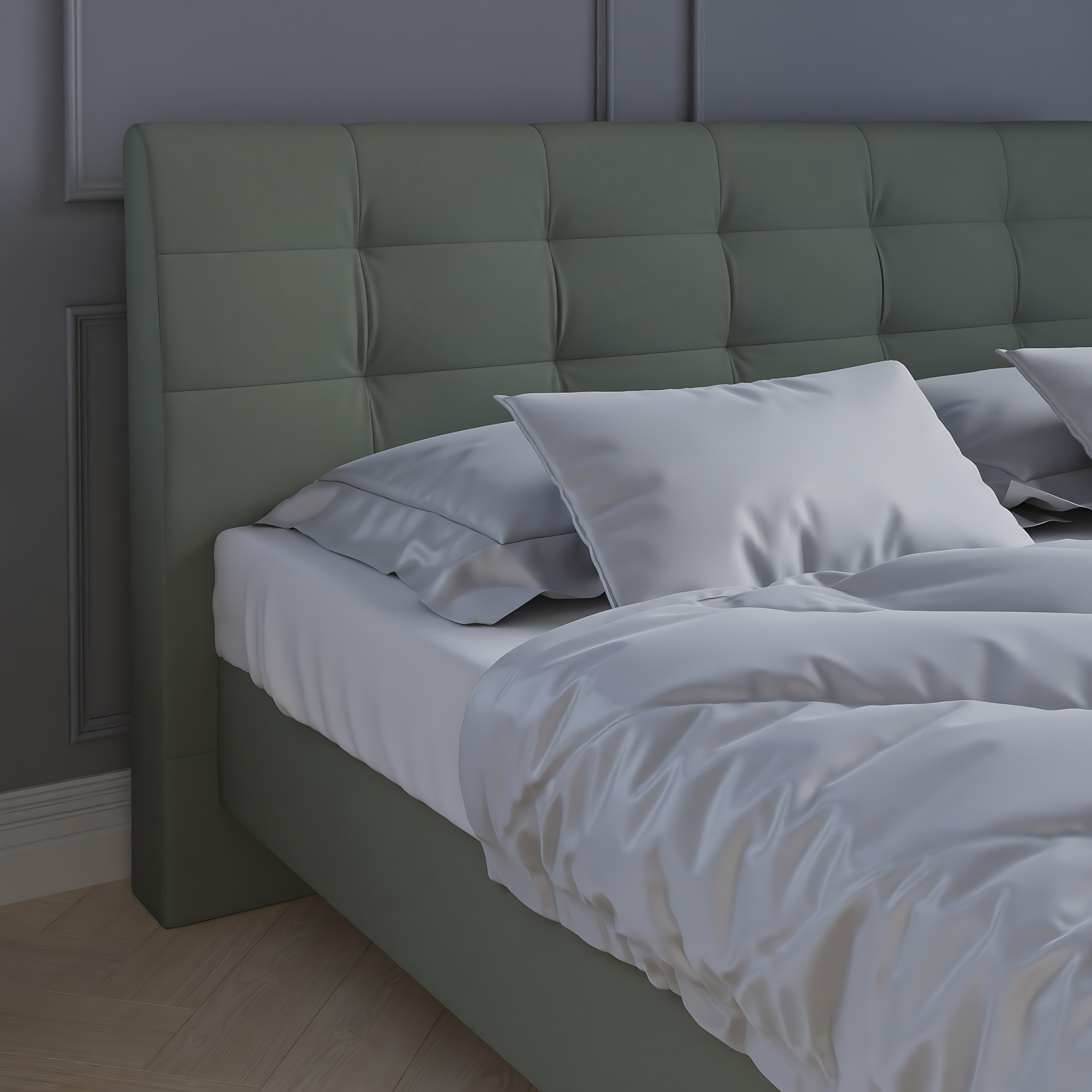 Leder Selene –  Bett Detail L-PunchSchilf.jpg