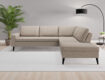 Ecksofa Rio – offener Abschluss rechts in Feiner Strukturstoff – Beigegrau SORIL02R-03  S-Capulet4004  Front.jpg