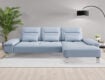 Ecksofa Tokio – Longchair rechts in Feiner Mikrofaserstoff – Taubenblau SOTOL01R-02  S-TBS26  Front.jpg