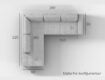 Sofa Maße – Ecksofa Rio Nr. 3 links in Feiner Strukturstoff – Pastellblau 8118-s01-ortho.jpg