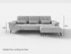 Sofa Maße – Ecksofa Tokio Nr. 1 rechts in Feiner Strukturstoff – Pastellblau 8125-s01-front.jpg