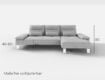 Sofa Maße – Ecksofa Tokio Nr. 1 rechts in Feiner Strukturstoff – Pastellblau 8125-s02-front.jpg