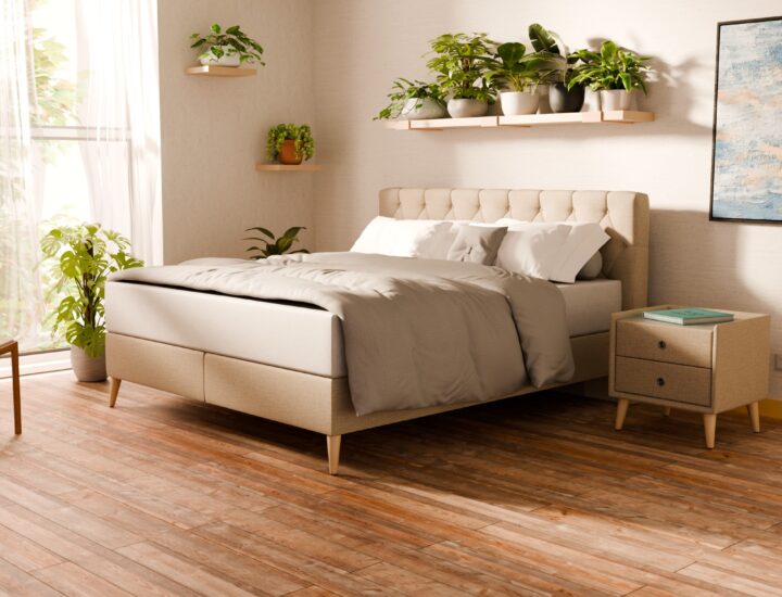 Boxspring-Diamond-Beige- 180×200