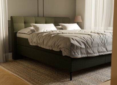 Boxspring-Nordic-grün 180×200