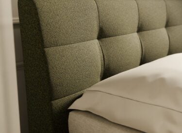 Boxspring-Nordic-grün-Kopfhaupt