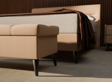 Boxspring beige 180×200