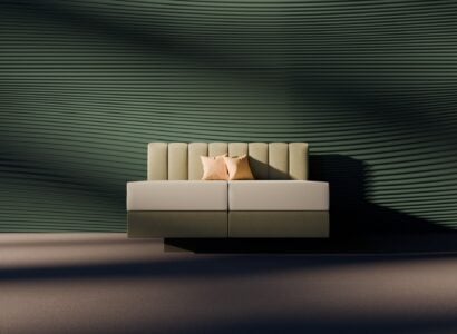 Boxspring-grün- 180×200