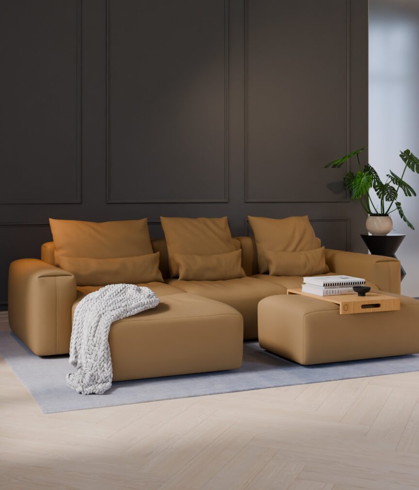 Leder Selene –  L-PunchCapuccino  Part27  Sofa Denver  overview.jpg