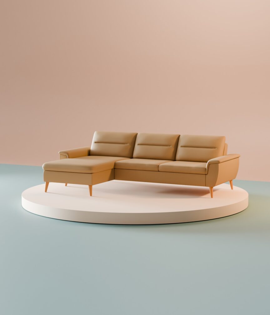 Leder Selene –  L-PunchCapuccino  Podest  Podest  overview.jpg