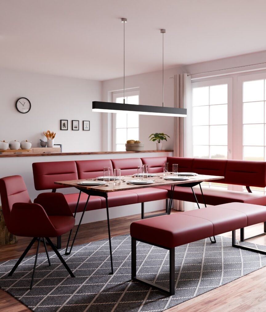 Leder Selene –  L-PunchFeuerrot  Dining1  Dining1  overview.jpg