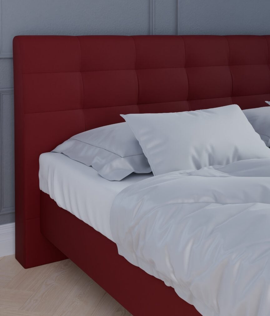 Leder Selene –  L-PunchFeuerrot  Part27  Bed  detail.jpg