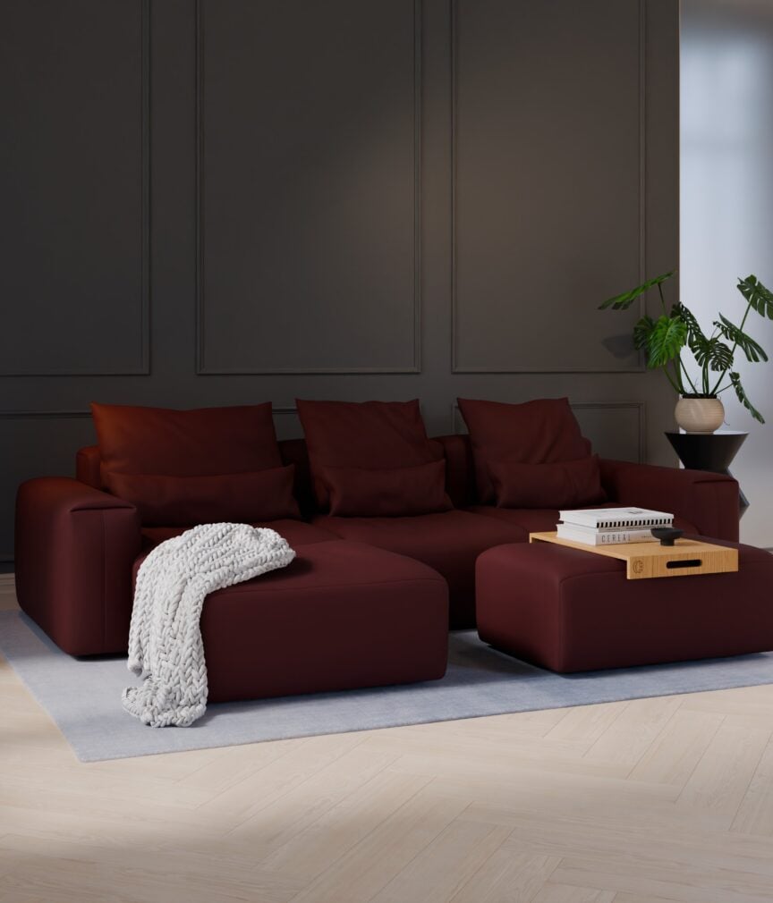 Leder Selene –  L-PunchMerlot  Part27  Sofa Denver  overview.jpg