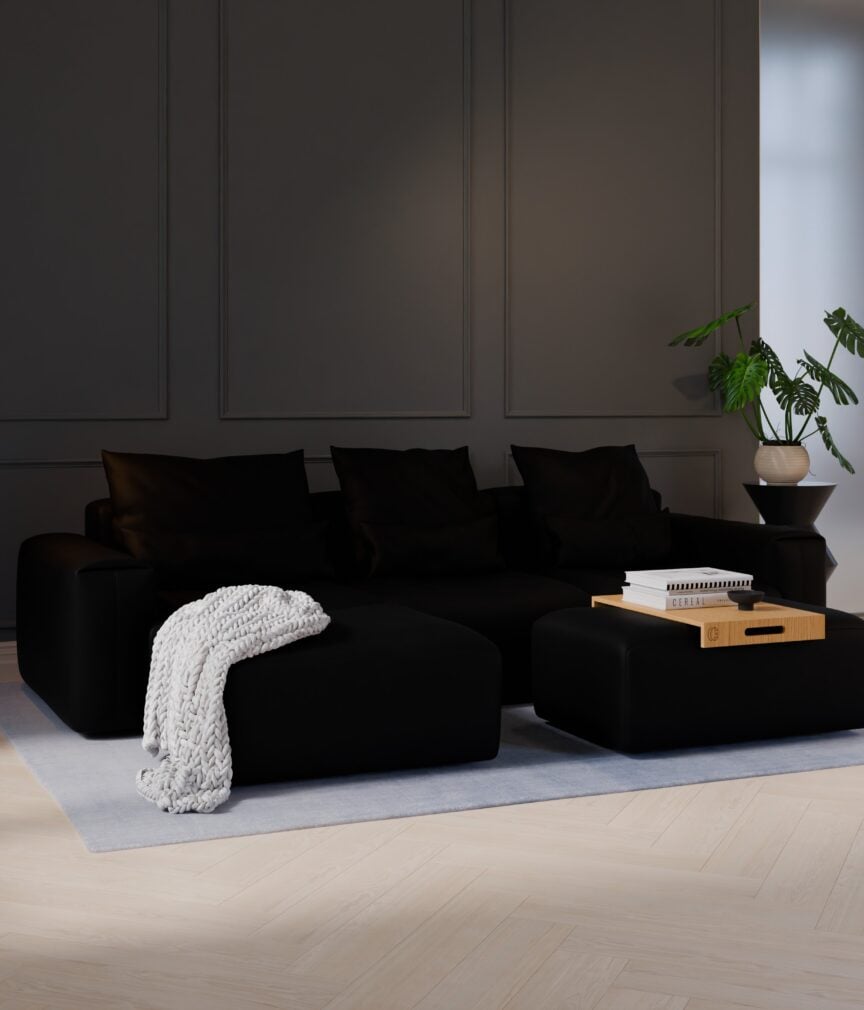 Leder Selene –  L-PunchSchwarz  Part27  Sofa Denver  overview.jpg