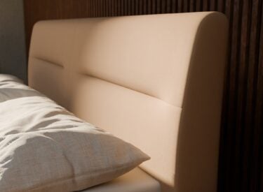 Lattenrostbett mit Stauraum braun casual