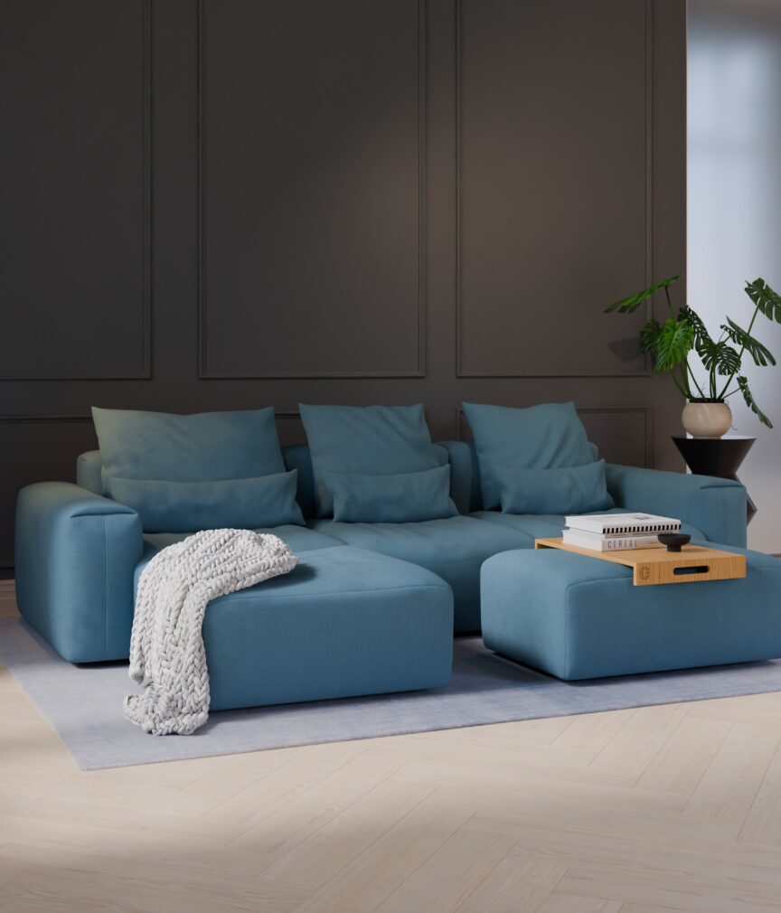 Grober Mikrofaserstoff –  S-XBO16  Part27  Sofa Denver  overview.jpg