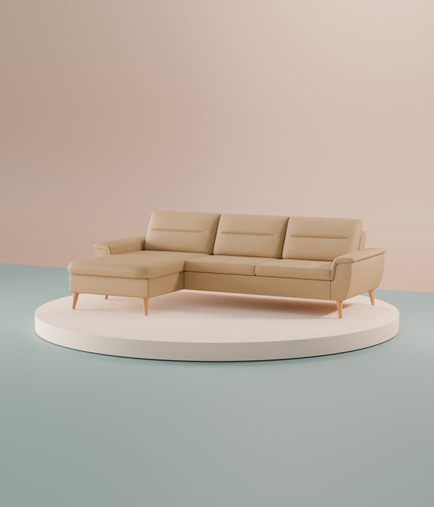 Leder Selene –  L-PunchCapuccino  Podest  Podest  overview.jpg