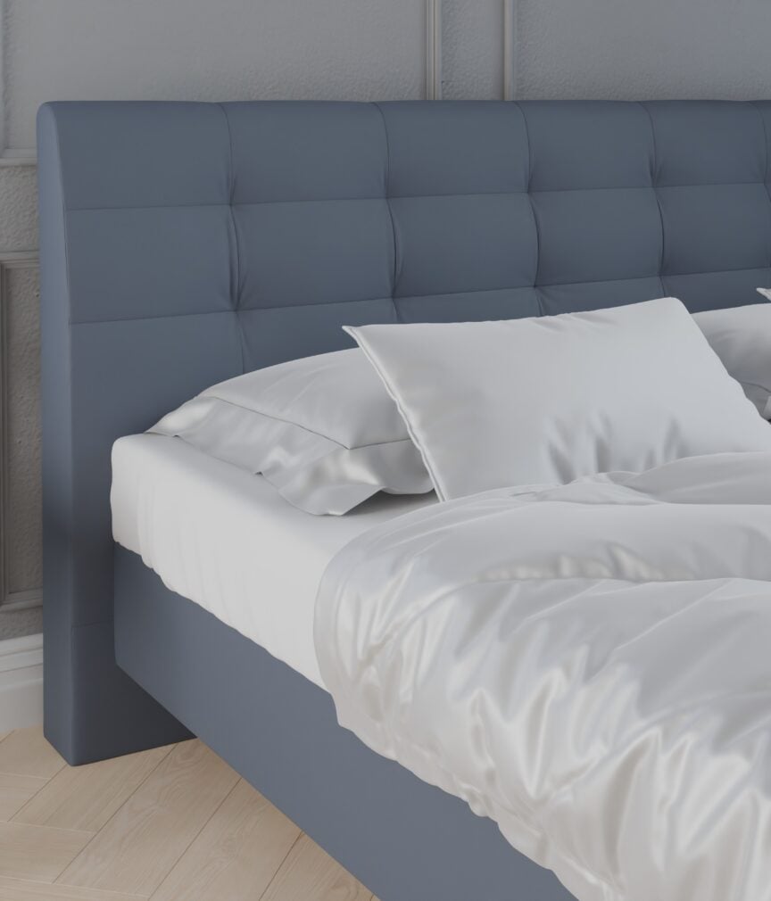 Leder Selene –  L-PunchGreyBlue  Part27  Bed  detail.jpg