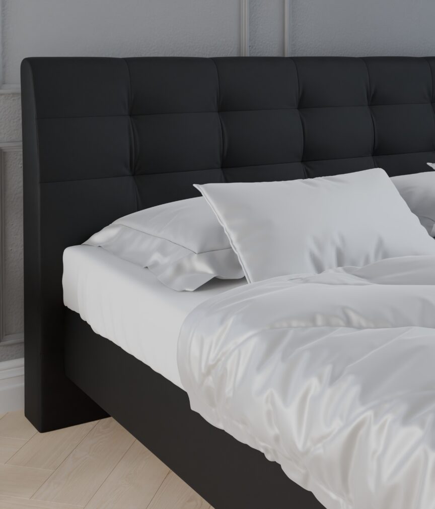 Leder Selene –  L-PunchSchwarz  Part27  Bed  detail.jpg