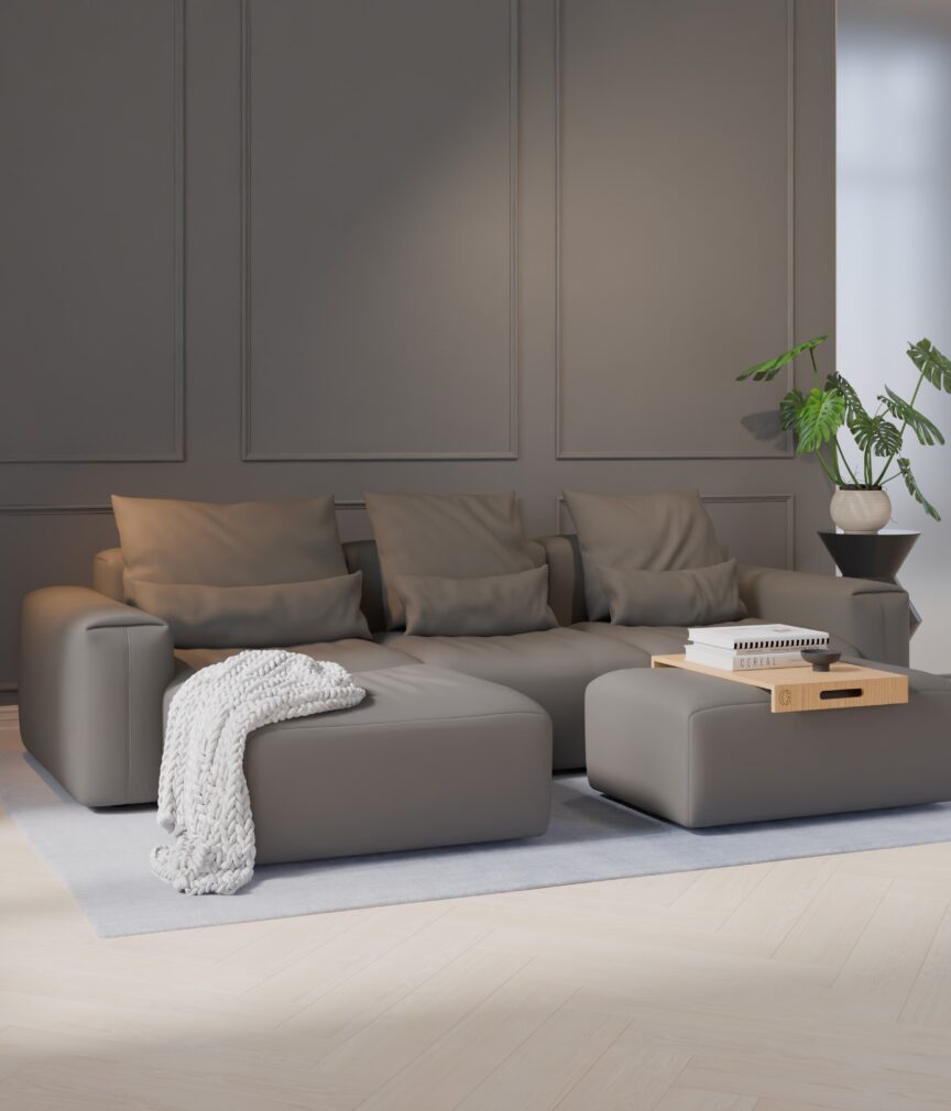 Leder Selene –  L-PunchSteingrau  Part27  Sofa Denver  overview.jpg