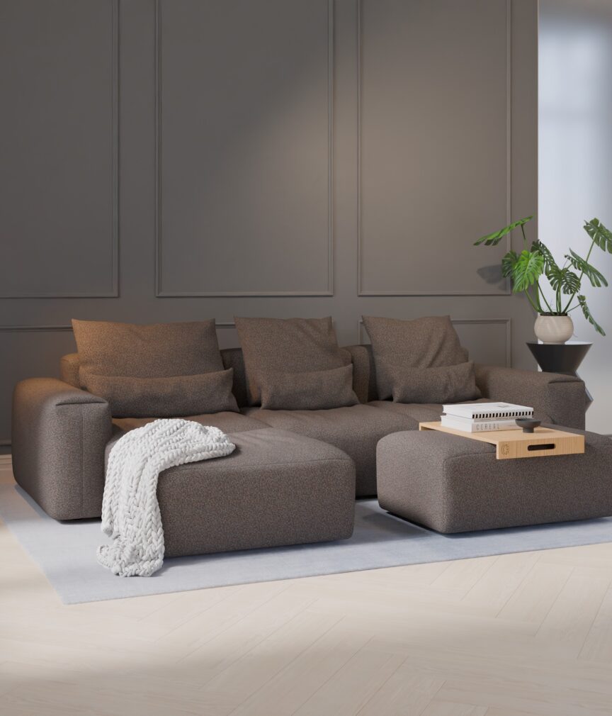 Bouclé Stoff –  S-Montecristo8407  Part27  Sofa Denver  overview.jpg