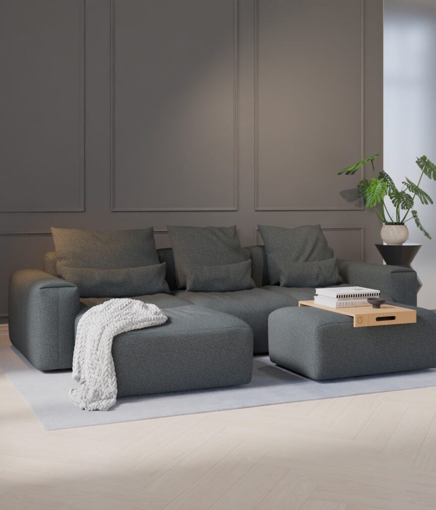 Bouclé Stoff –  S-Montecristo8419  Part27  Sofa Denver  overview.jpg