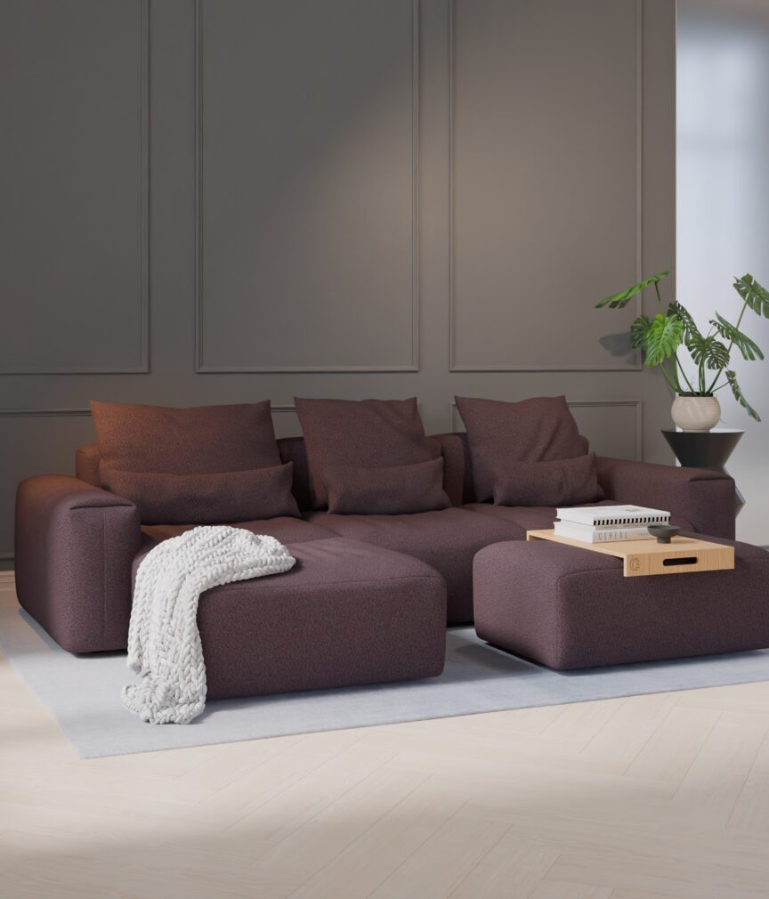 Bouclé Stoff –  S-Montecristo8426  Part27  Sofa Denver  overview.jpg