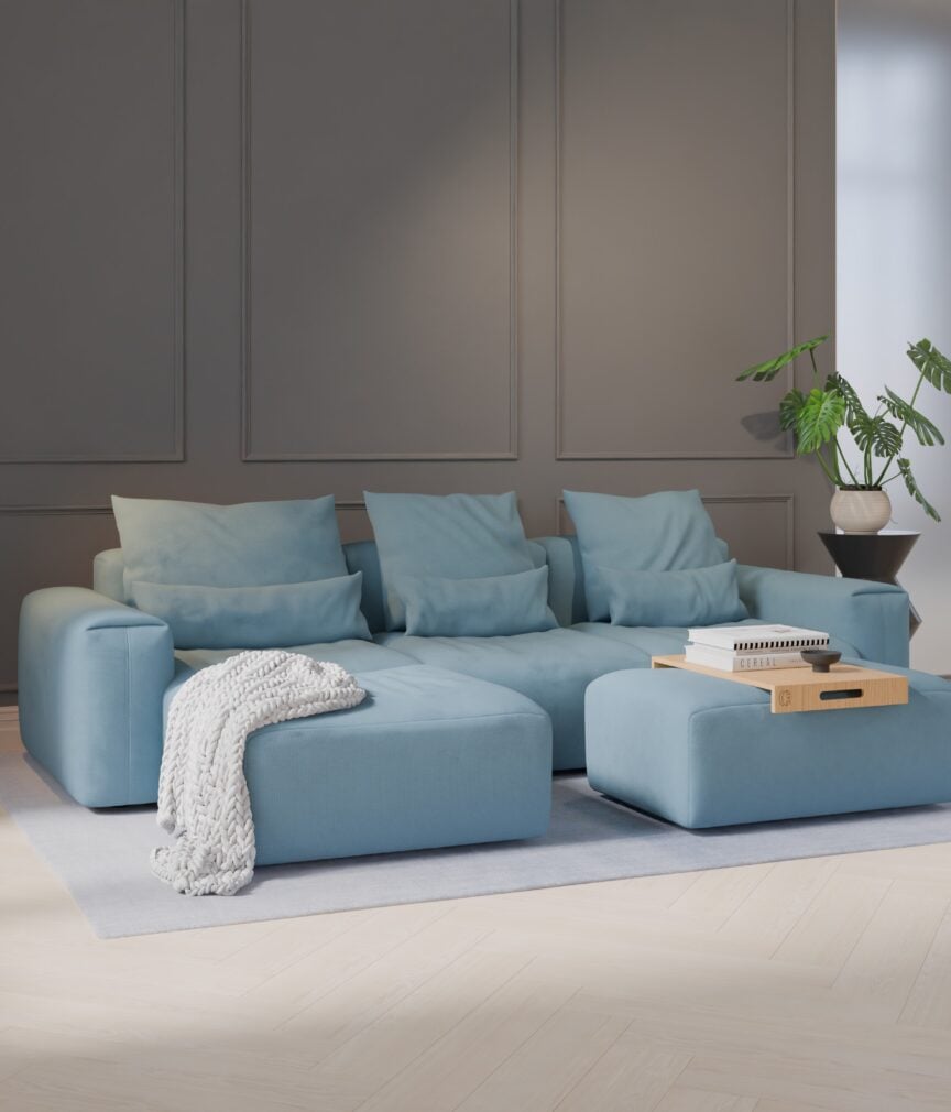 Grober Mikrofaserstoff –  S-XBO16  Part27  Sofa Denver  overview.jpg