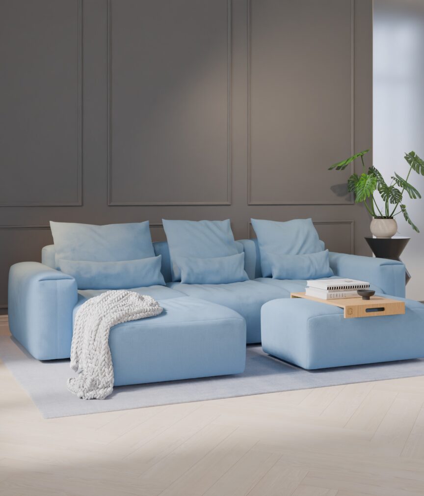 Grober Mikrofaserstoff –  S-XBO6  Part27  Sofa Denver  overview.jpg