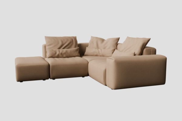 DENVER Ecksofa Offen Links
