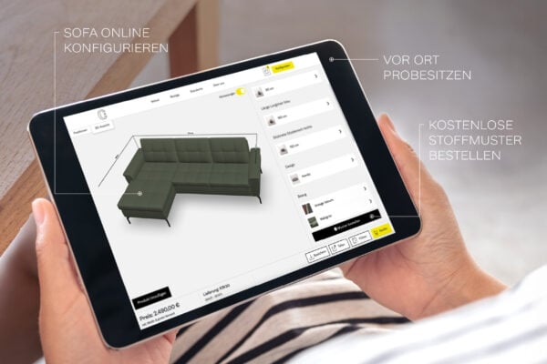 Online Sofa Konfigurator von Casarista