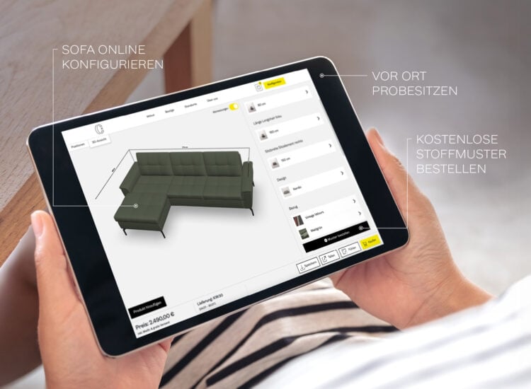 Online Sofa Konfigurator von Casarista