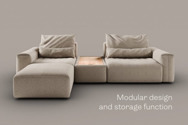 Modulares Sofa nach Maß konfigurieren