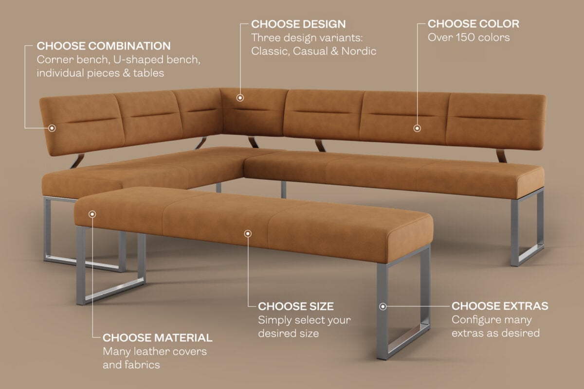 Configura il tuo set da pranzo su misura