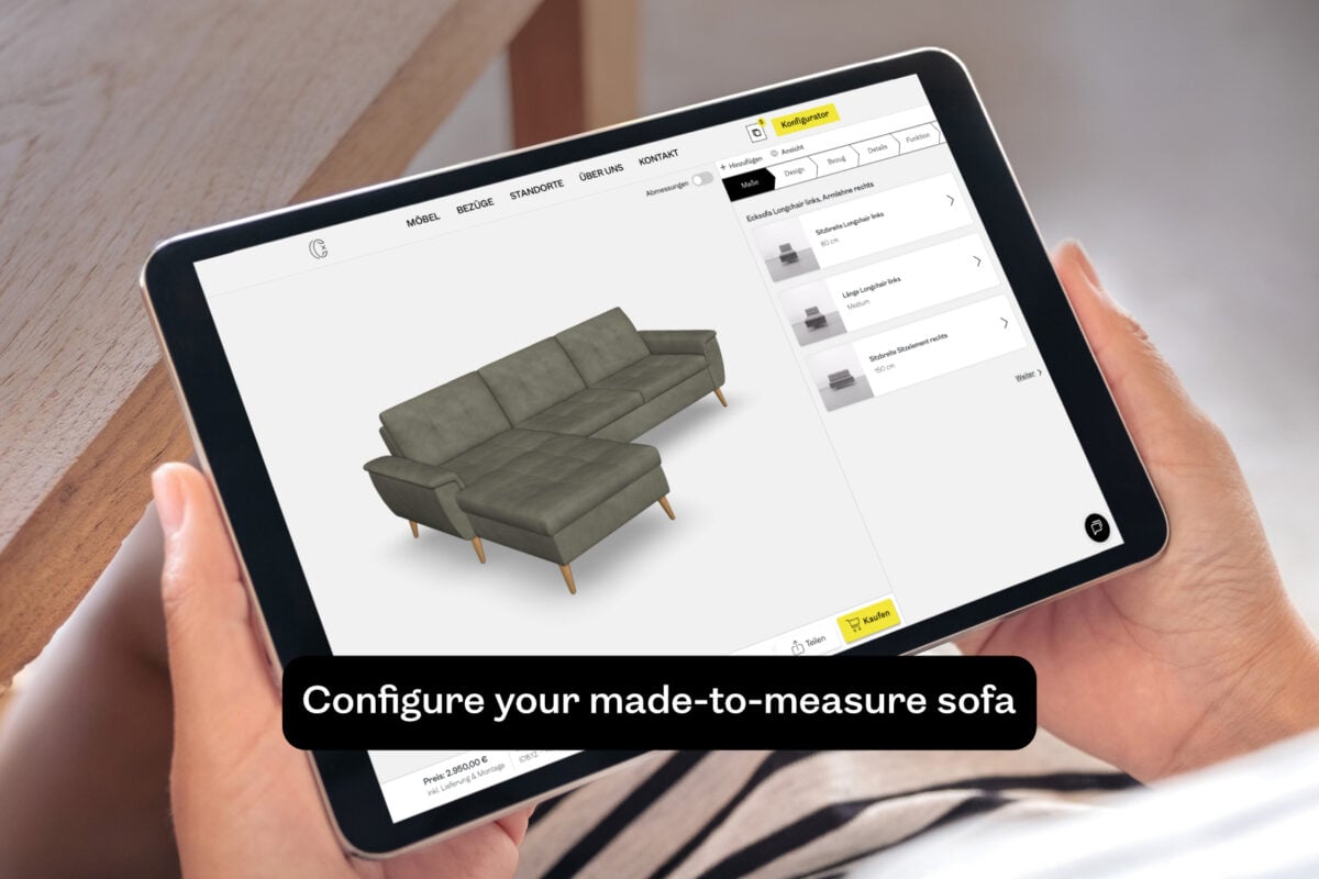 Online Sofa Konfigurator von Casarista