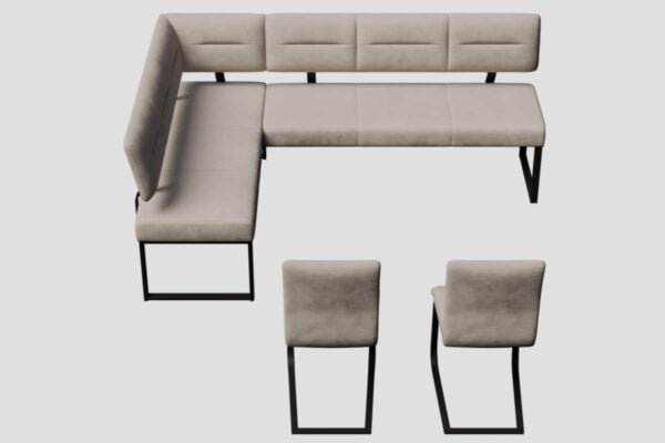 Essgruppe Eckbank 2 Stühle