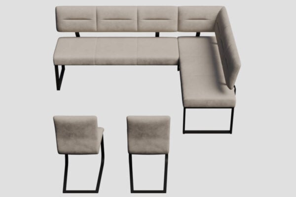 Essgruppe Eckbank 2 Stühle