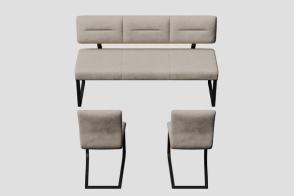 Essgruppe Eckbank Stühle konfigurieren nach maß