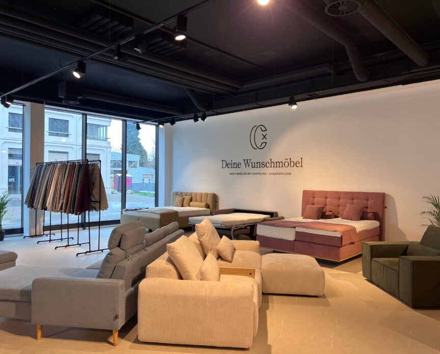 Casarista Showroom zuerich boxspringbett