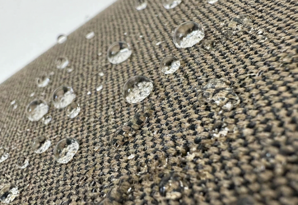 Outdoorstoff-Wasser-Close-Up