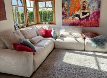 Denver Air Eck Cord Cremeweiß