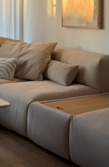 Denver Firm Eck Beige