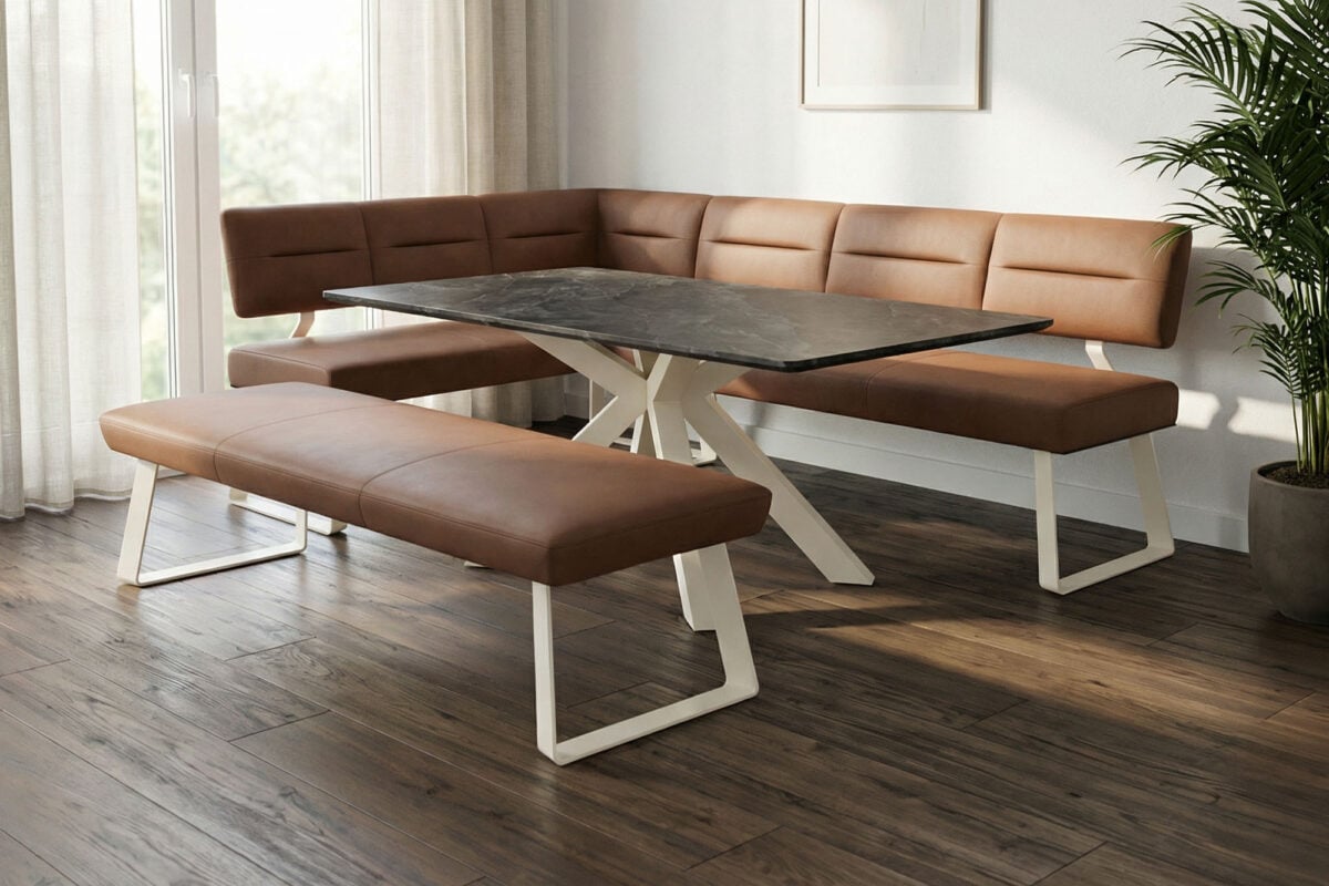 Dining Set Leder Feinstein