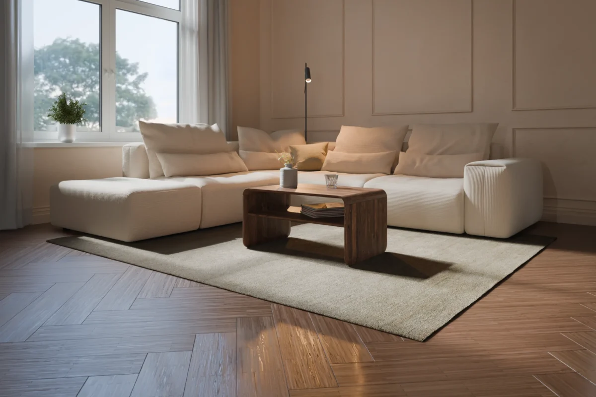 Modulares Bigsofa – Denver Cord beige